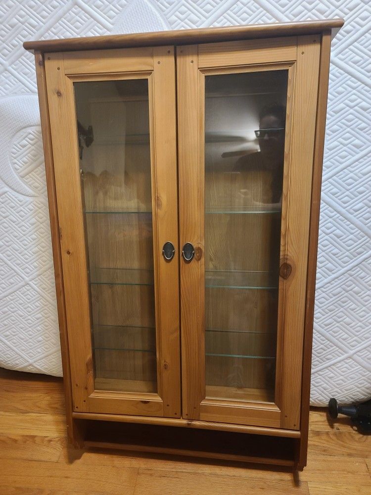 IKEA Wall-mount Cabinet Glass Shelves