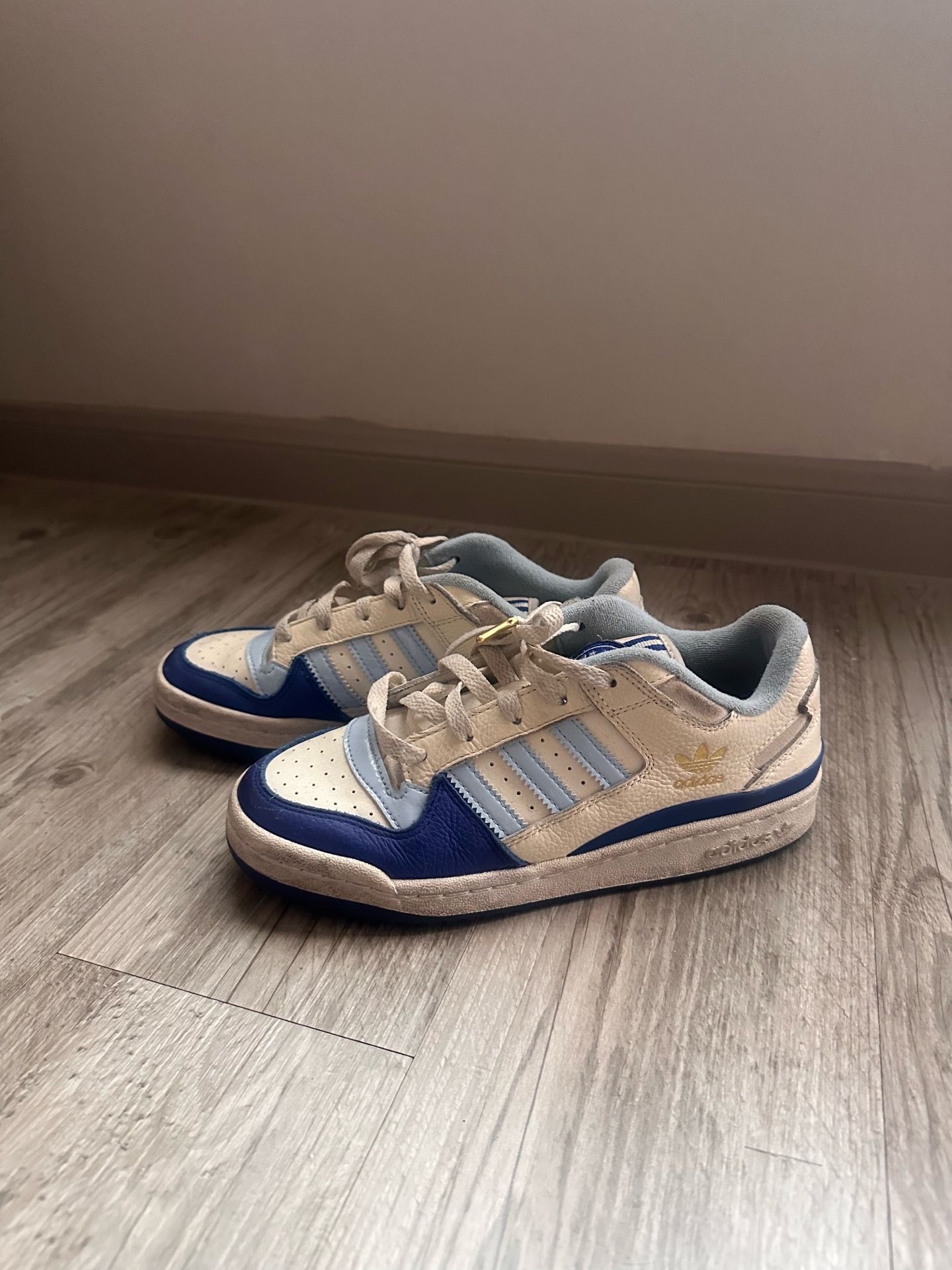 Adidas Originals Retro Forum Low Sneakers – Blue & White