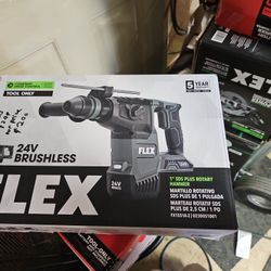 24V Brushless Flex 1" Sds Plus Rotary Hammer  Tool Only 