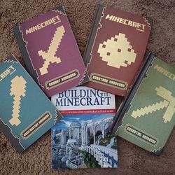5 Minecraft Books - LIKE NEW!