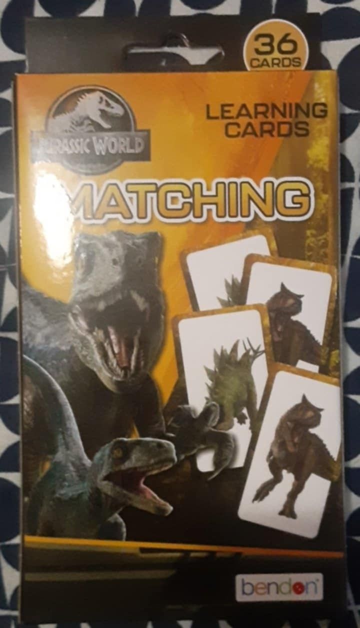 New Jurassic World Matching Card Game