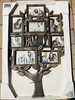 Eight Opening Family Tree Collage