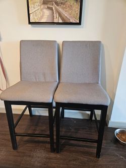 Gray bar stools- must go by thursday!