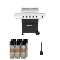 Nexgrill 5-Burner Stainless Steel Propane Gas  BBQ Grill 