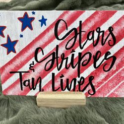 4th Of July Table Plaque