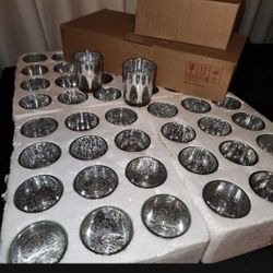 73 Silver Candle Votives