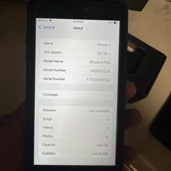 iPhone 8 Plus 256gb AT&T