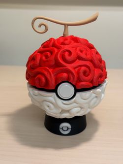 Poke fruit Pokeball 3d printed