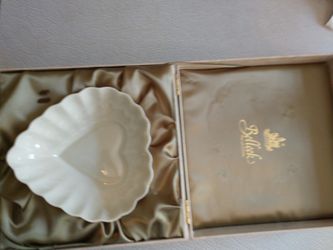 Belleek Ware Heart Shaped Dish