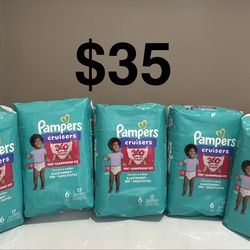 Pampers Diapers Bundle Size 6