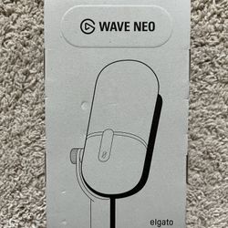 Elgato Wave Neo Microphone USB-C to USB-A Gaming Streaming 10MAI9901