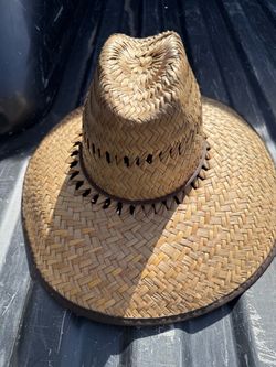 Wide Brim Straw Sun Hat