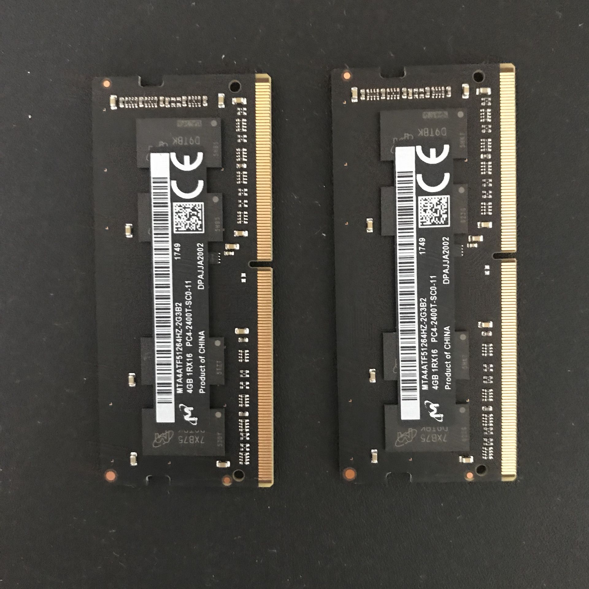 8GB (2 x 4GB) 2400MHz DDR4 Apple