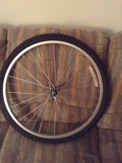 Mountain bike rims and new tires