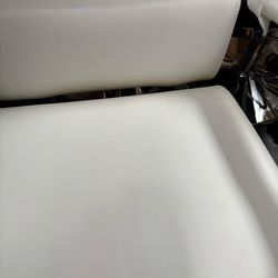 New White color leather salon Chair