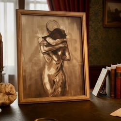 The Geometry of Grief and Grace Painting 