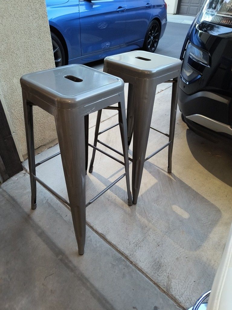Metal stools