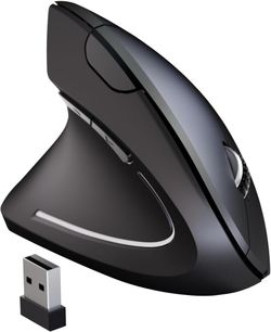 Left-Handed Ergonomic Wireless Mouse