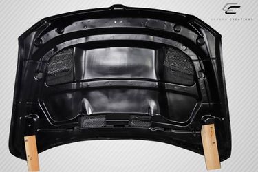Blemished 2019-2023 Dodge Ram Carbon Creations Rebel Mopar Look Hood - 1 Piece