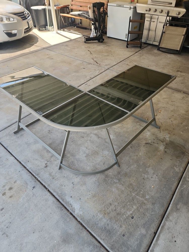 Glass Desk