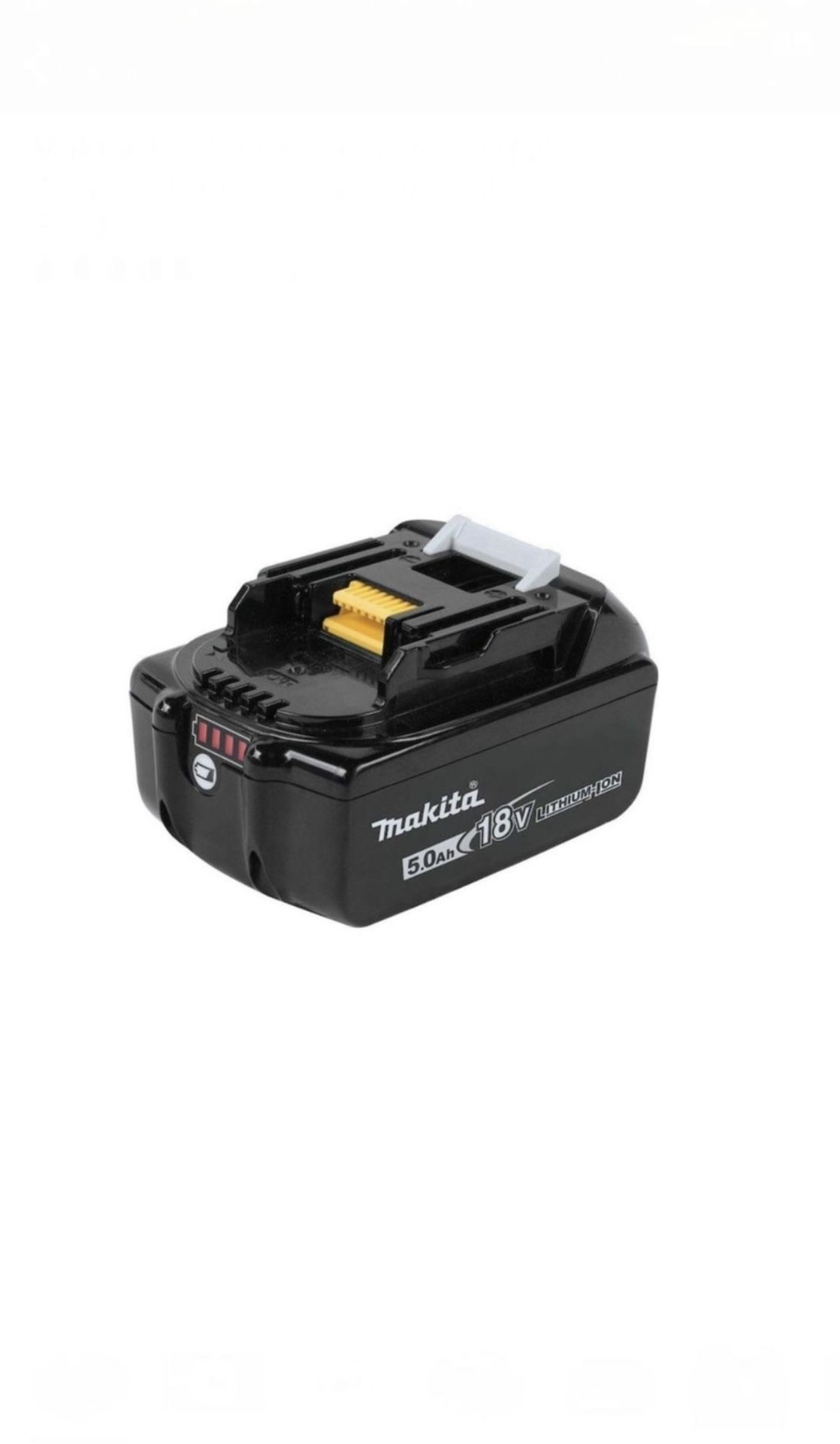 Makita 18-Volt LXT Lithium-Ion High Capacity Battery Pack 5.0Ah with Fuel Gauge $80 Each Firm