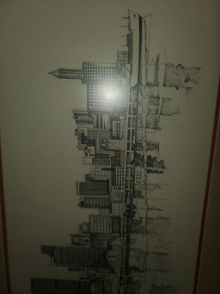 SEATTLE SKYLINE WALL ART (CHRISTOPHER PAUL BOLLEN)