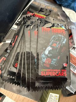 Top Trump’s Gumball Rally Supercar card sets 16 sets