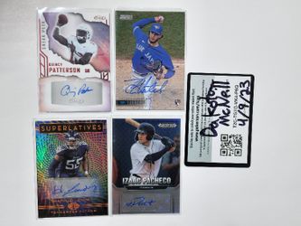 Ball Cards Signed