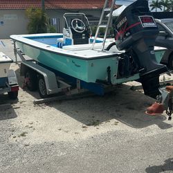 97 Key hopper 21 foot Flat Boat