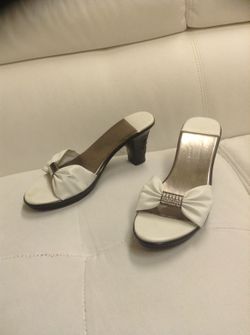 White gorgeous heels
