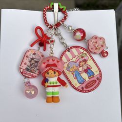 🍓🍰 Strawberry Shortcake Keychain 🍓🍰