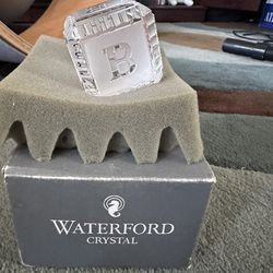Waterford Crystal Baby Block 