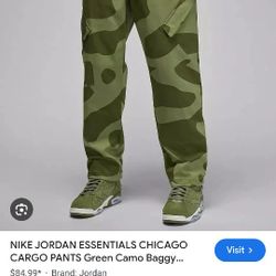 Jordan Camo Cargo Pants XXXL Like New