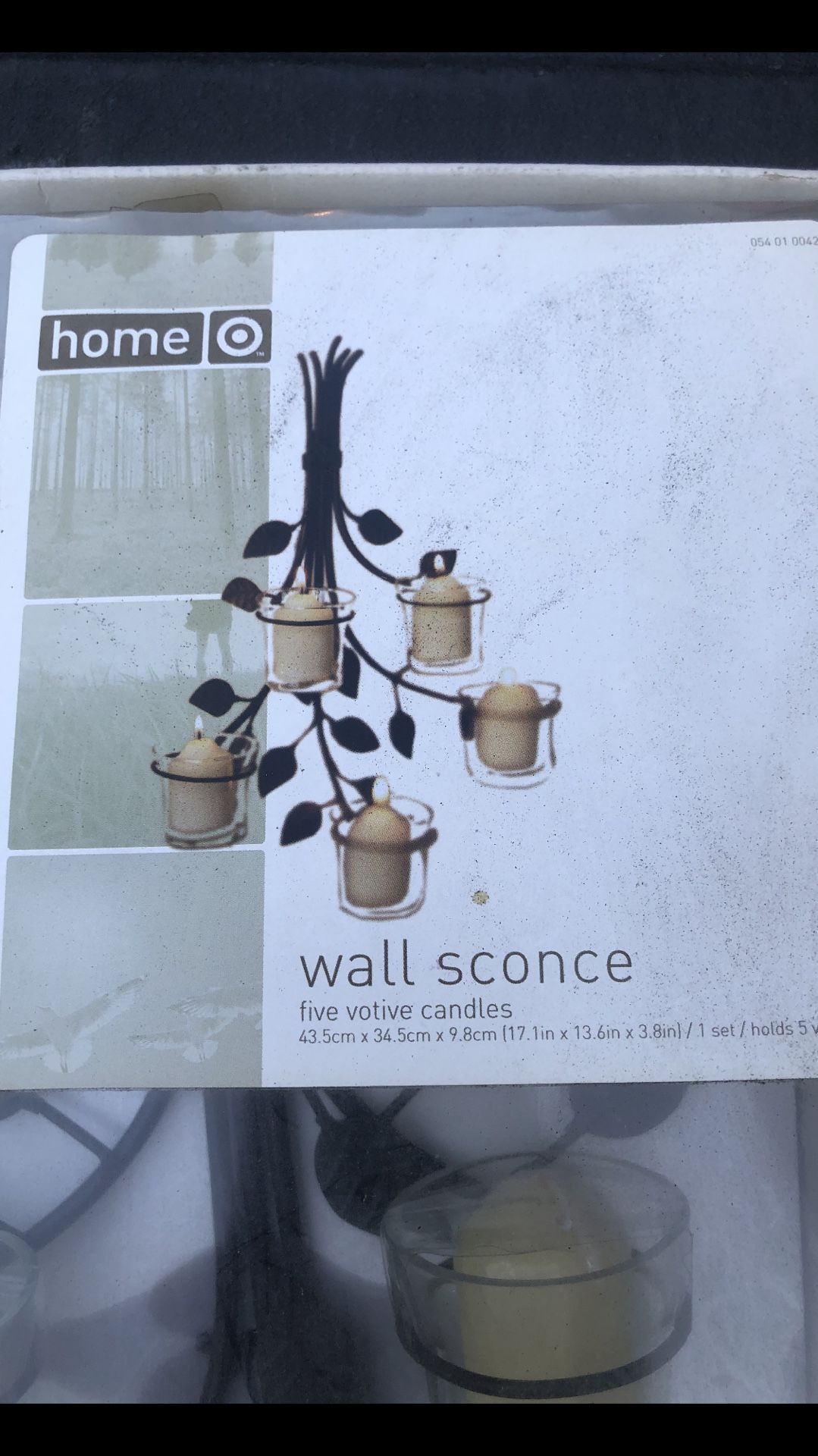 Five Votive Candle Wall sconce, home brand
