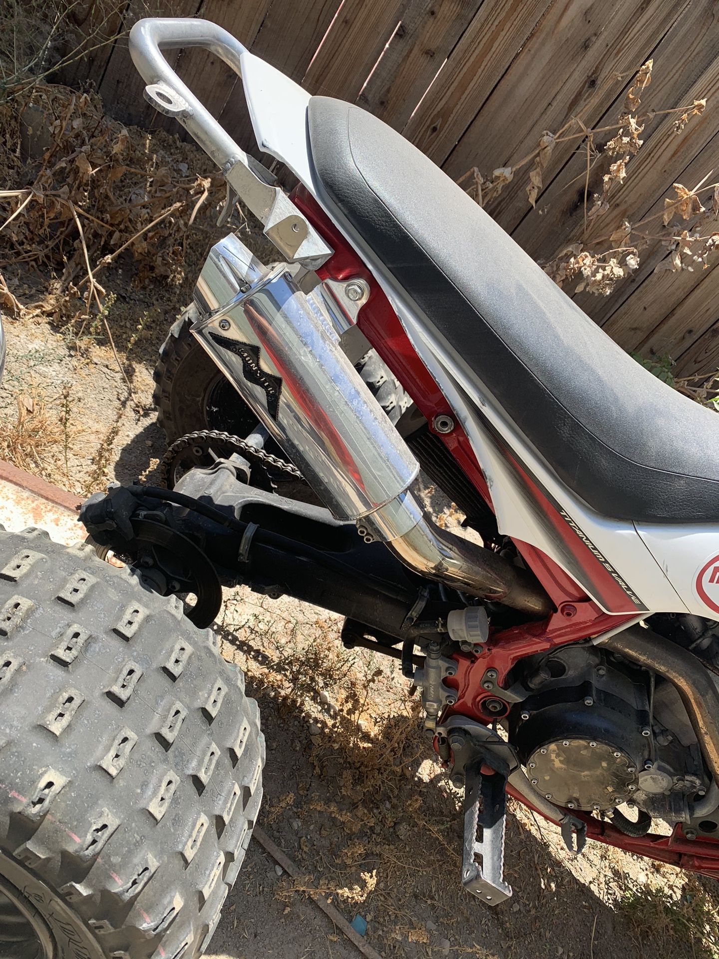 Monster exhaust Yfz450 !
