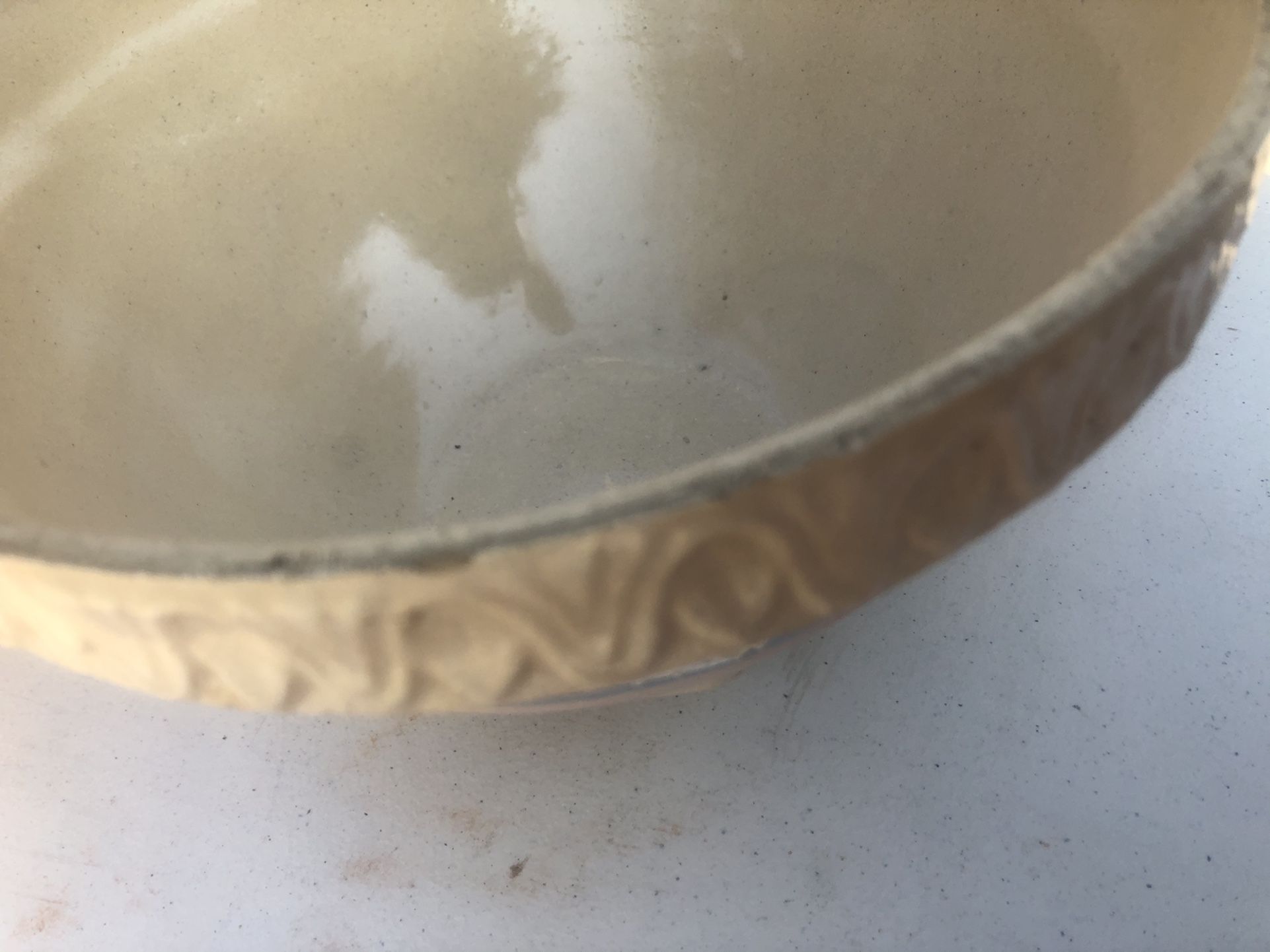Antique 1900’s Pottery Bowl Minor Chips Great For Flower Bowl Create Your Design