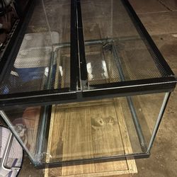 It can be a fish tank, a hamster, cage, reptile, cage, mouse cage