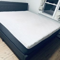 Set King Size Bed Frame+Mattress 12” Thick Brand New Delivery Available 