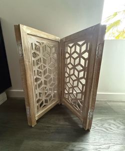 New wooden room divider