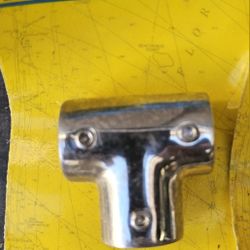 Rail Fittings 90 Degree Tee 316 Marine Stainless 