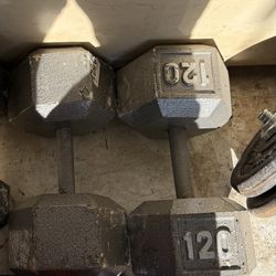 120lb Dumbbells