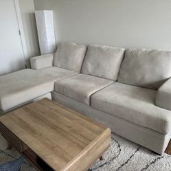 Bonaterra |  97” Sofa with Reversible Chaise