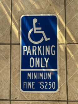 Handicap Parking Sign