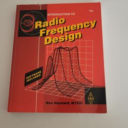 Introduction to Radio Frequency Design @1994 by Radio Amateur's Library 
Softcover.  Good shape, pages clean, binding tight , cover in good shape.
wei