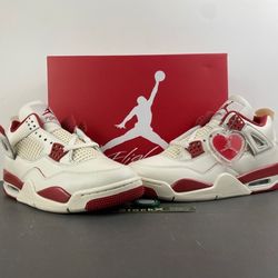 Air Jordan 4 Retro Valentine's Day Sierra Red