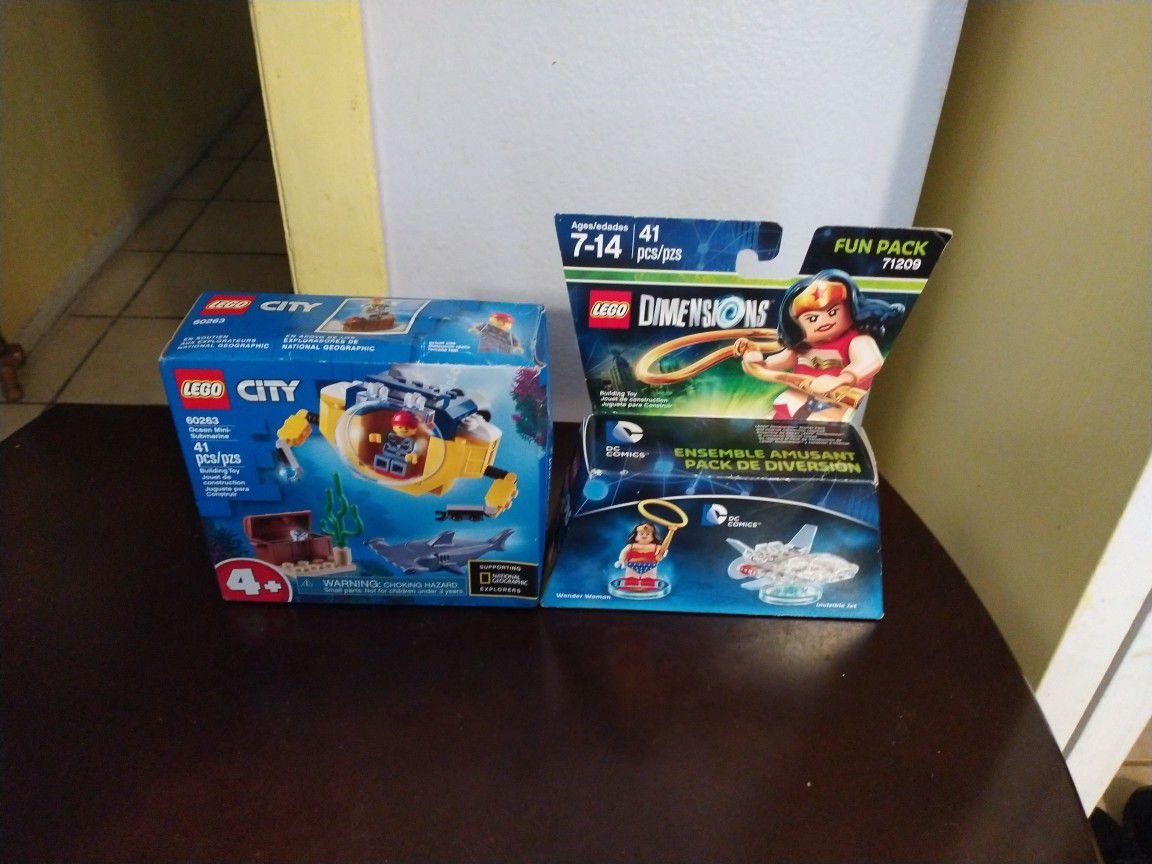 Lego Lot 2 Pieces Factory Sealed Toys 
