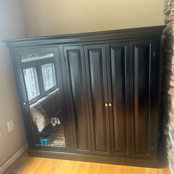 Black Storage Cabinet  