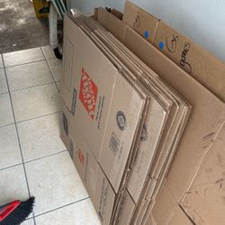 20 Cardboard Boxes, Clean And Usable Condition