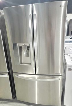 LG 3 Door Stainless Steel Refrigerator

