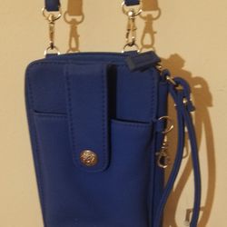 NICE BRAND NEW BLUE PURSE/HAND WALLET!!